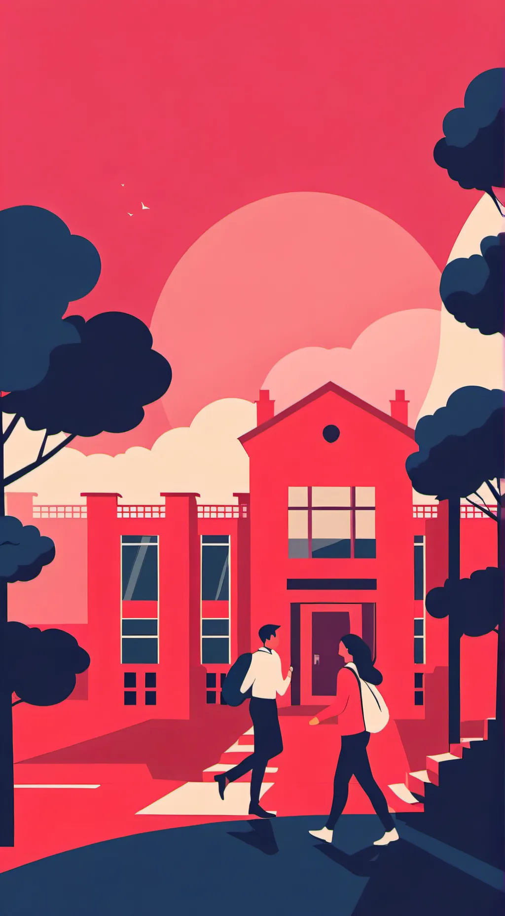 ai character: Escuela background