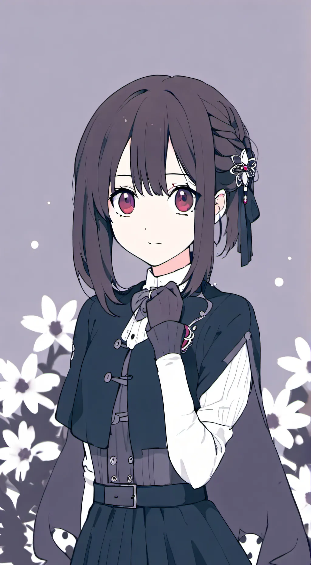 ai character: K-pop demon hunter background