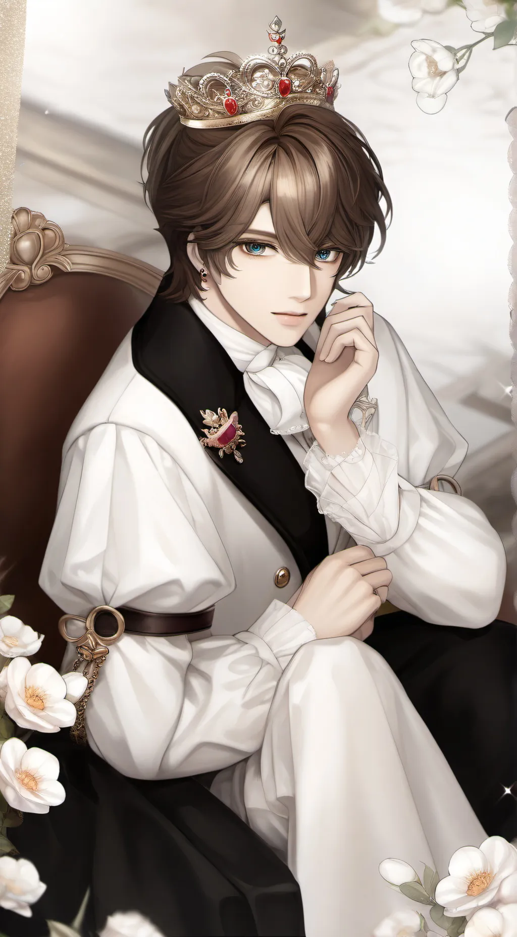 ai character: Future King Enzo background