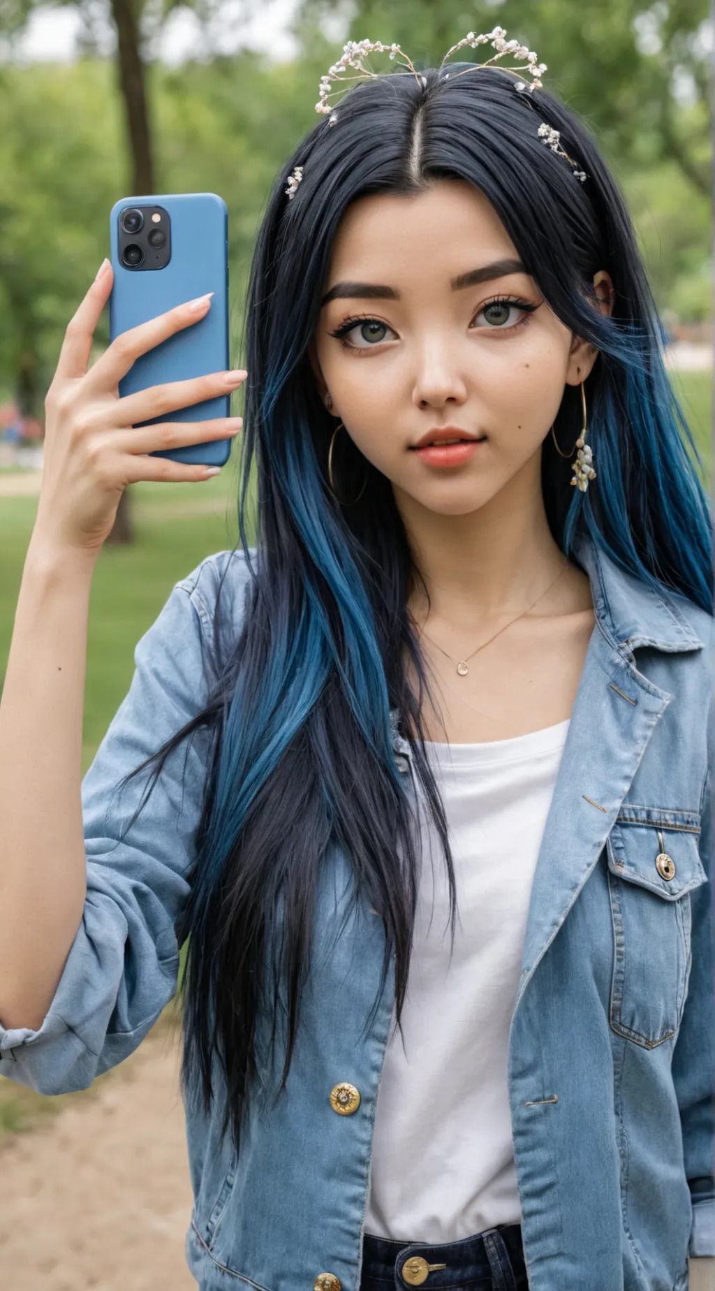 ai character: Lila background