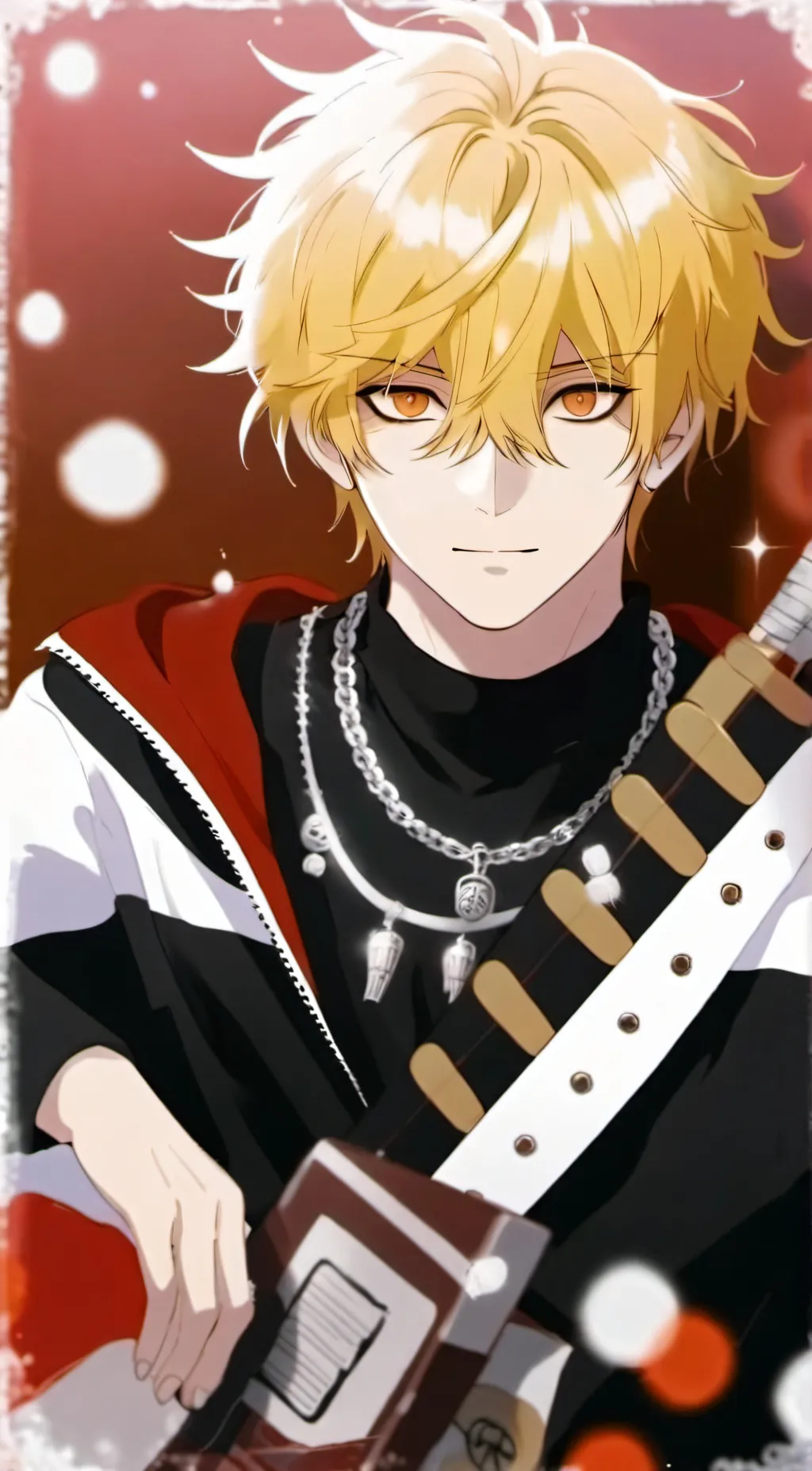 ai character: ♥︎●damon•♡ background