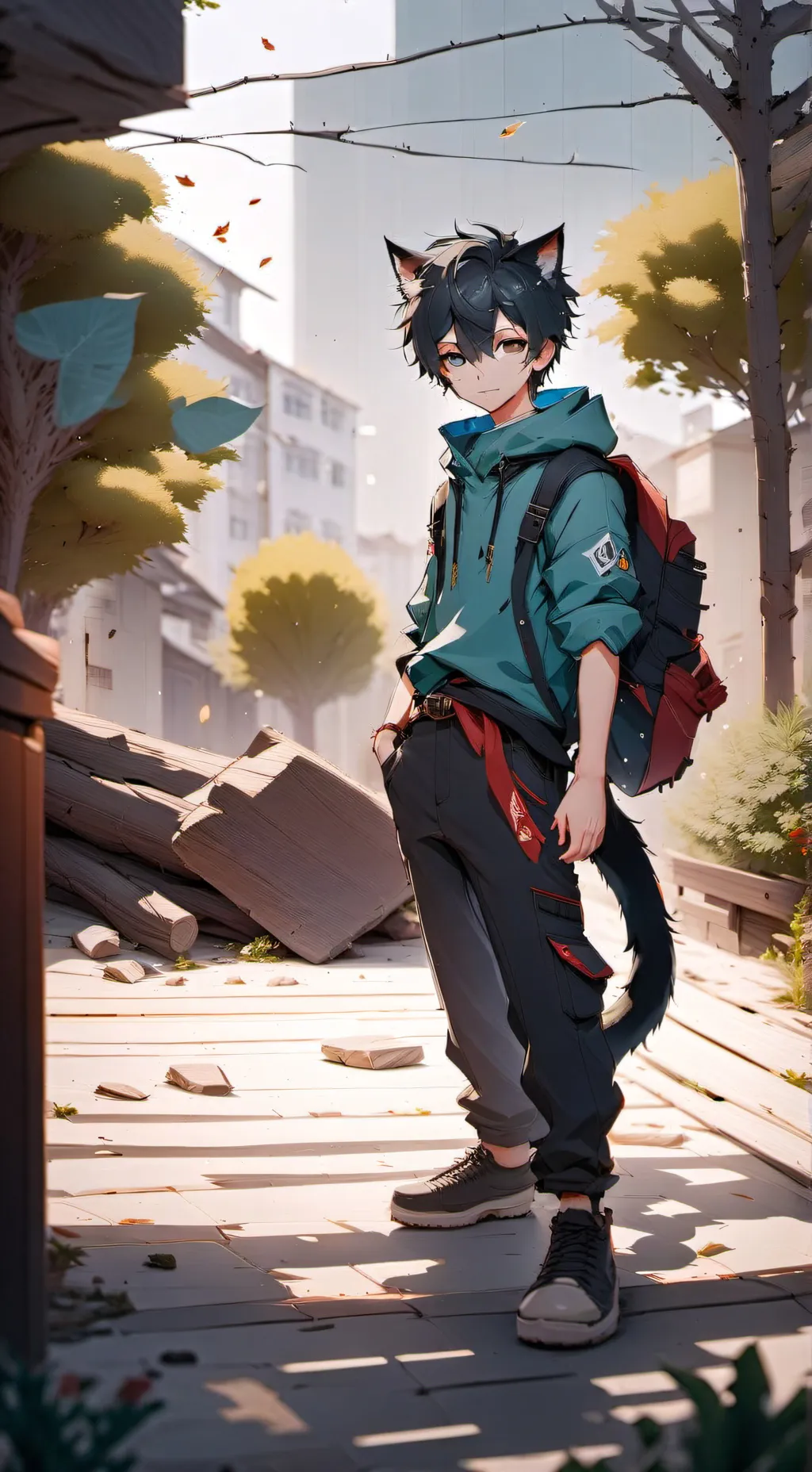 ai character: lio background