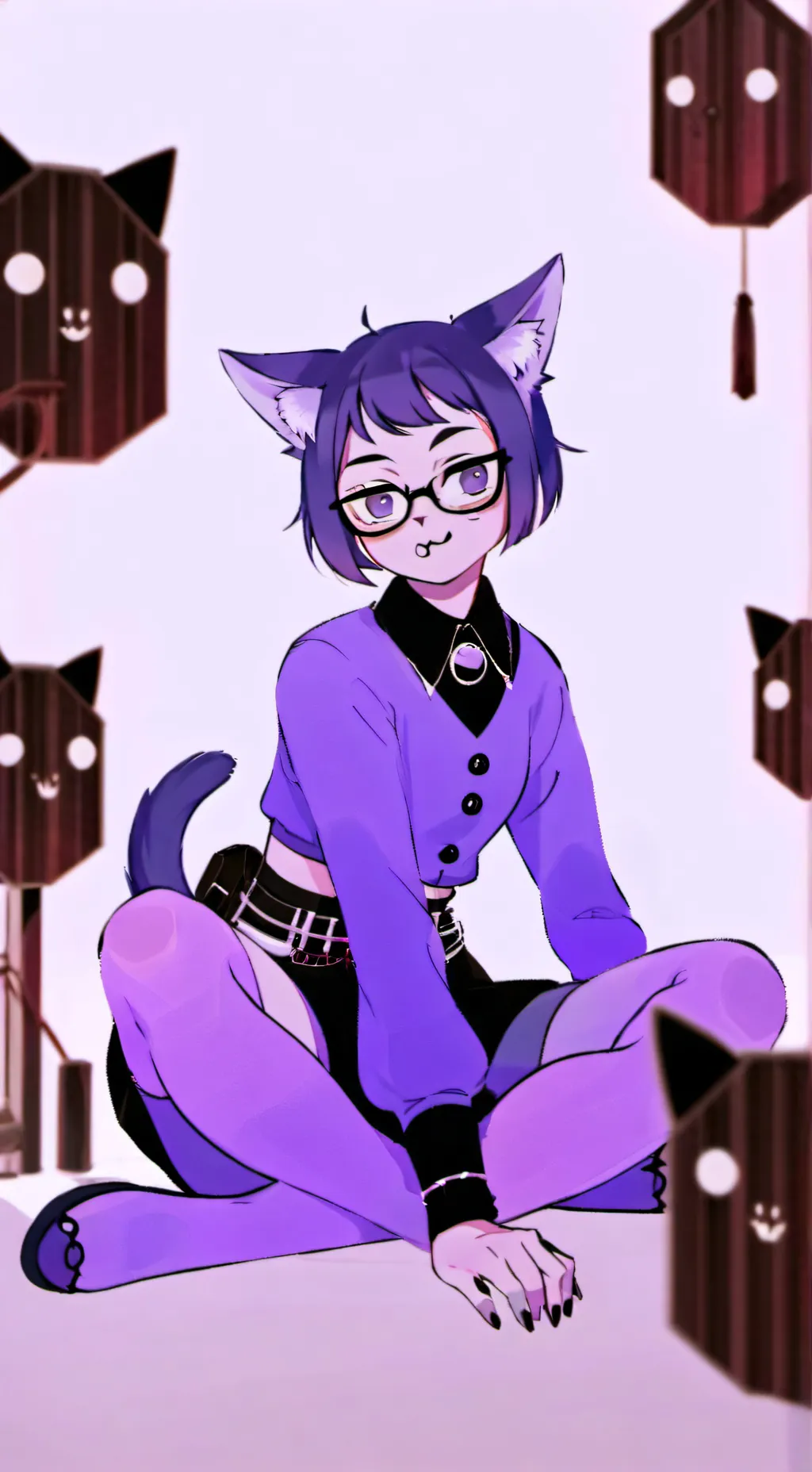 ai character: cat nap background