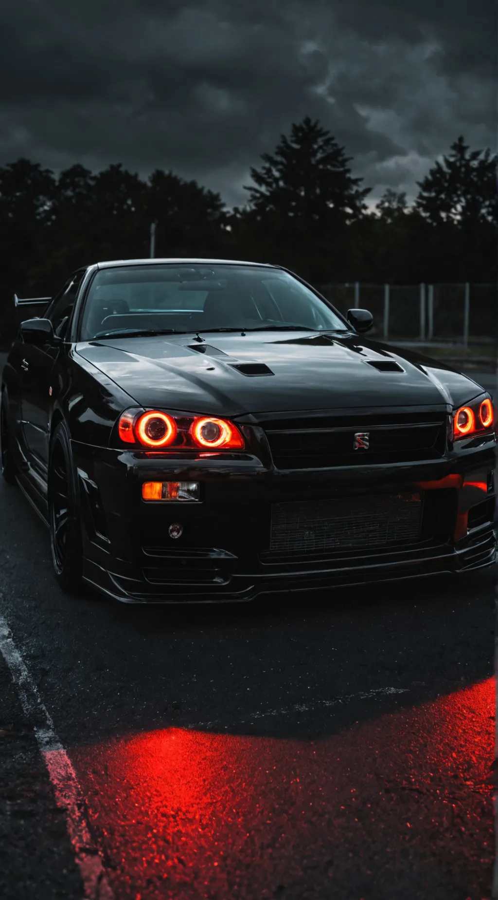 ai character: your Skyline GTR  background