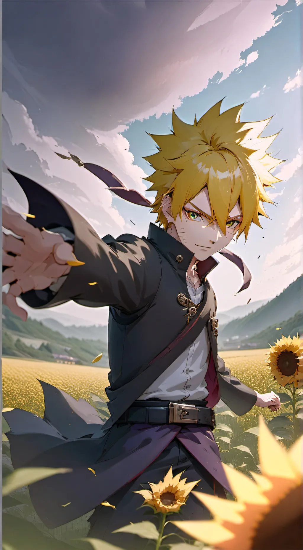 ai character: Наруто background