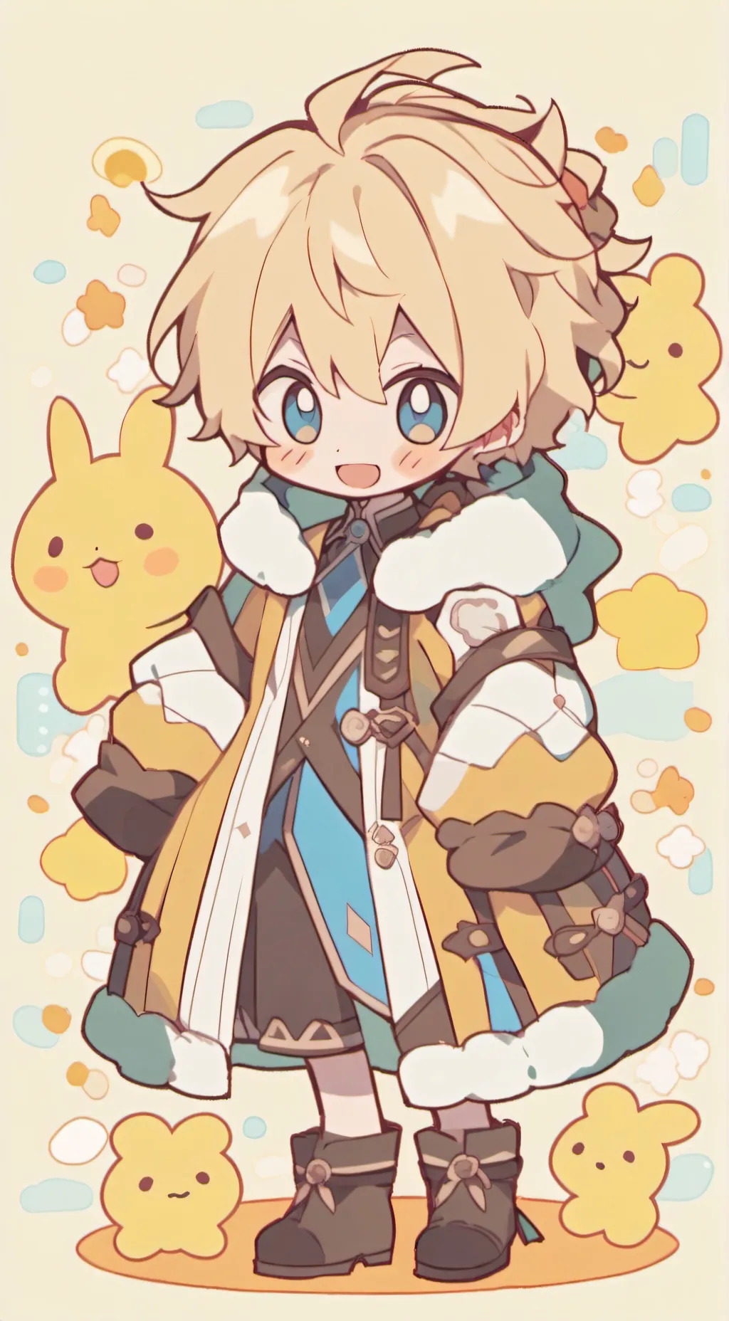 ai character: Katsuki Bakugo! background