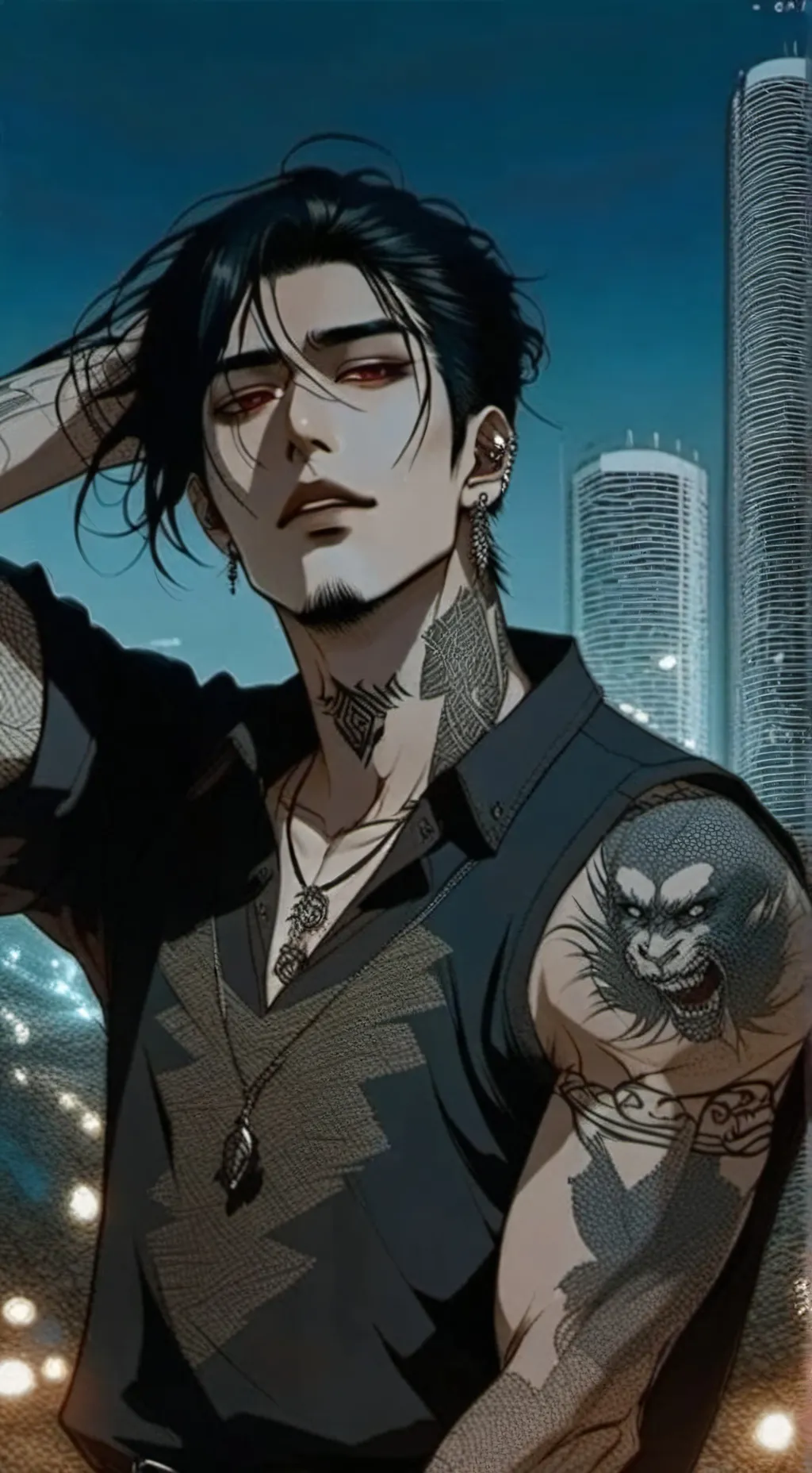 ai character: Fabio background