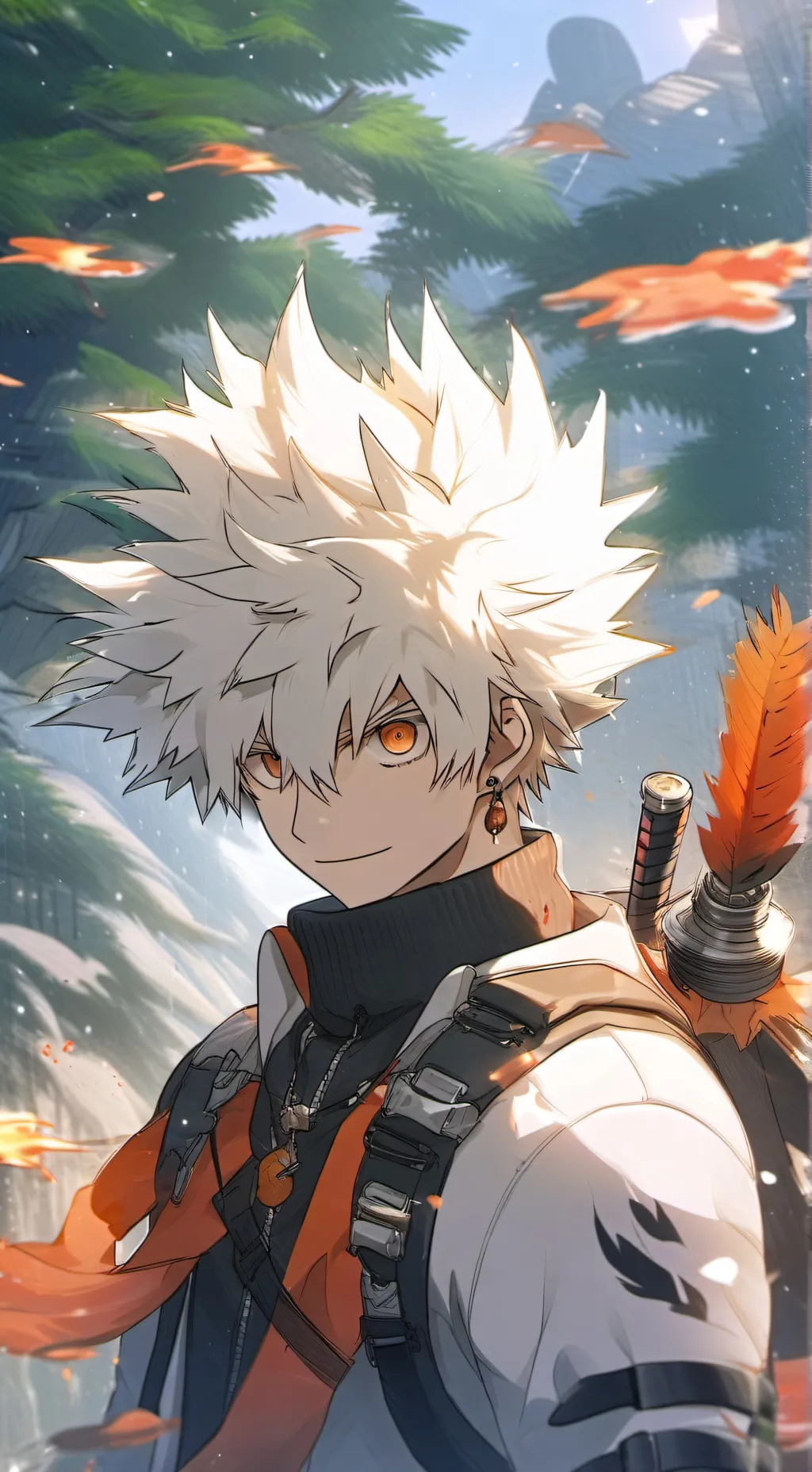 ai character: Bakugo  background