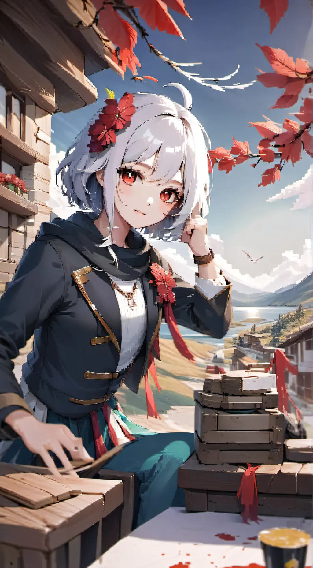 ai character: Alicia  background