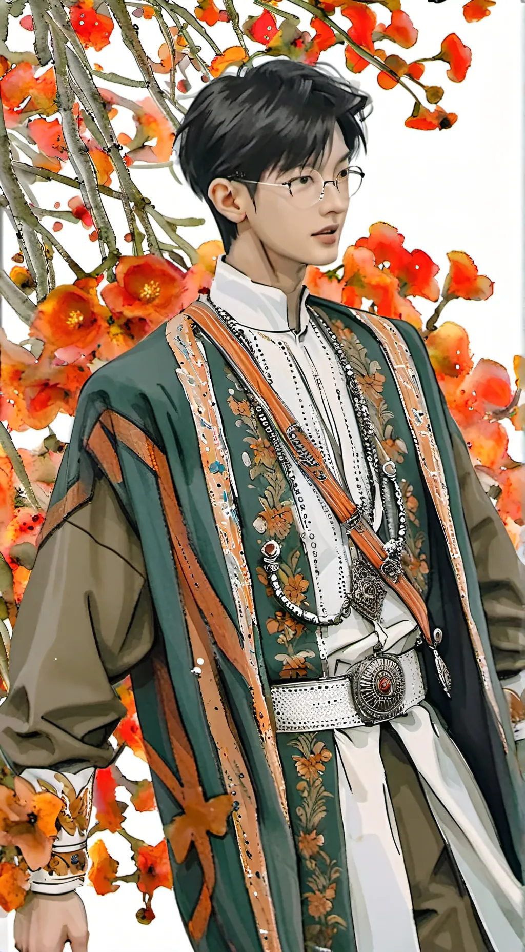 ai character: Adrian  background