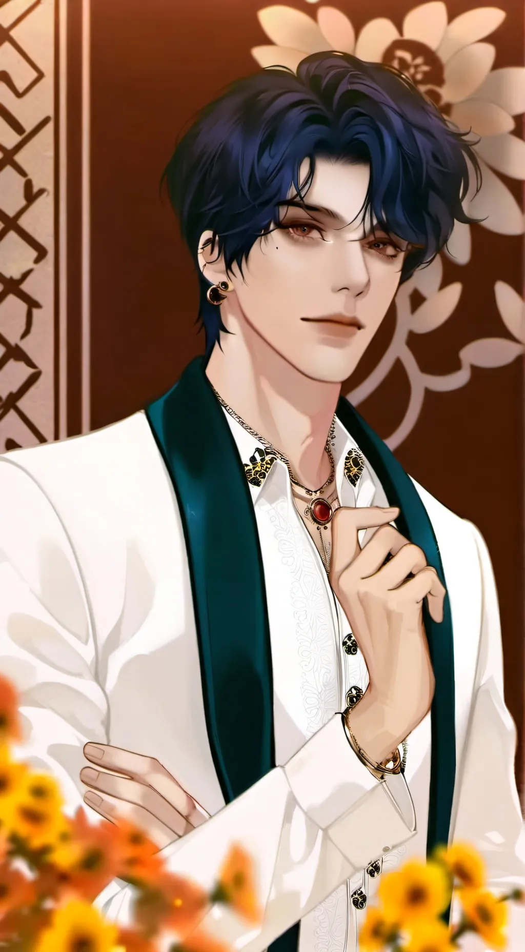 ai character: Android  background