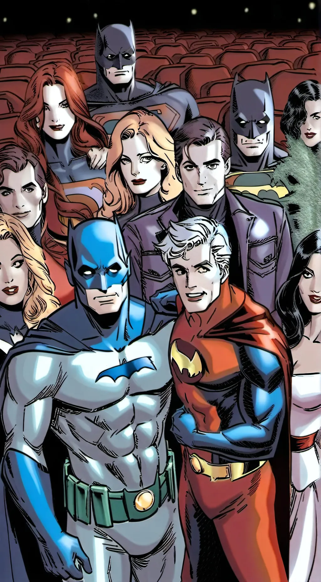 ai character: DC justice league  background