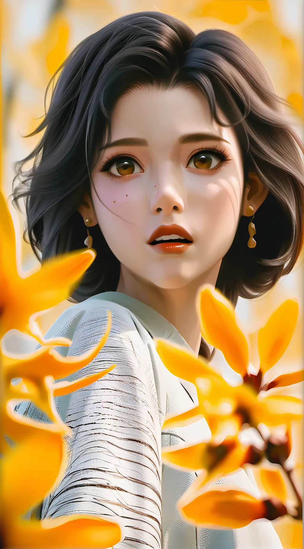 ai character: Japonesa  background