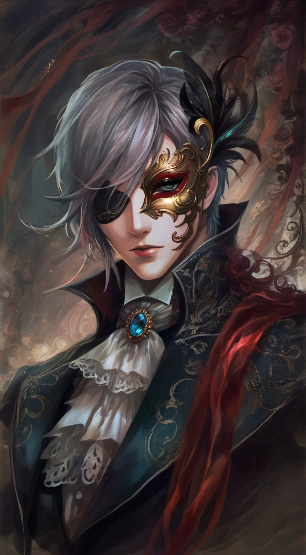 ai character: Phantom background
