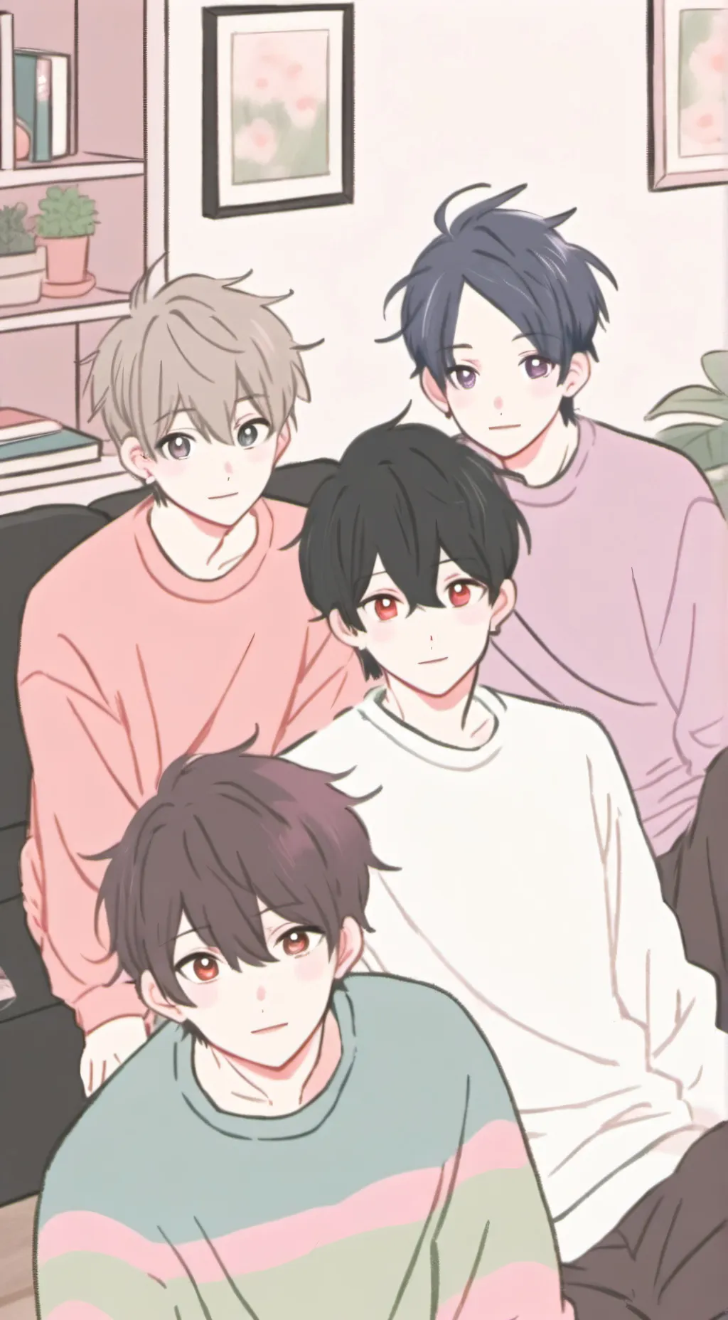 ai character: friends  background