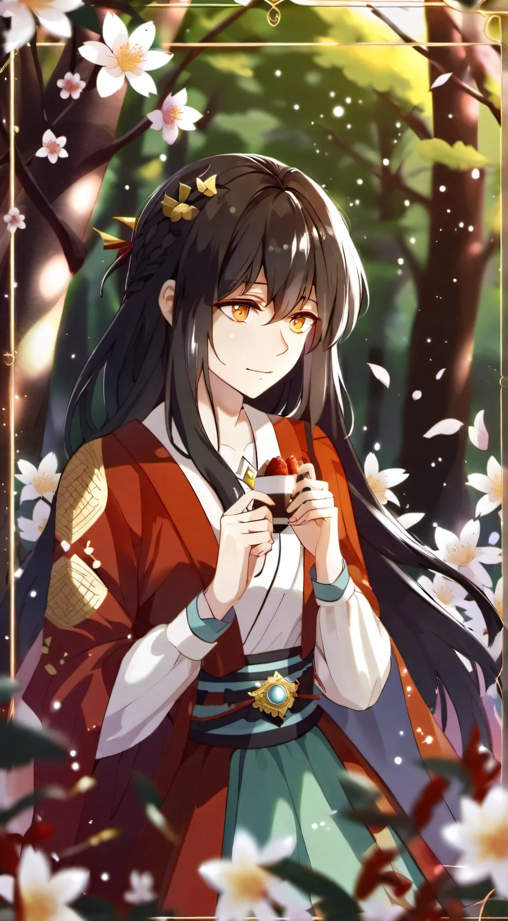 ai character: Mira background