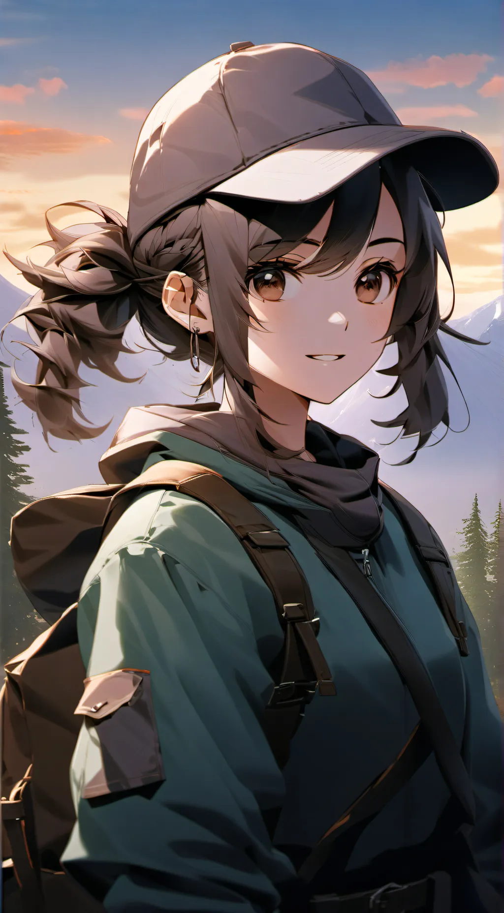 ai character: Luna background