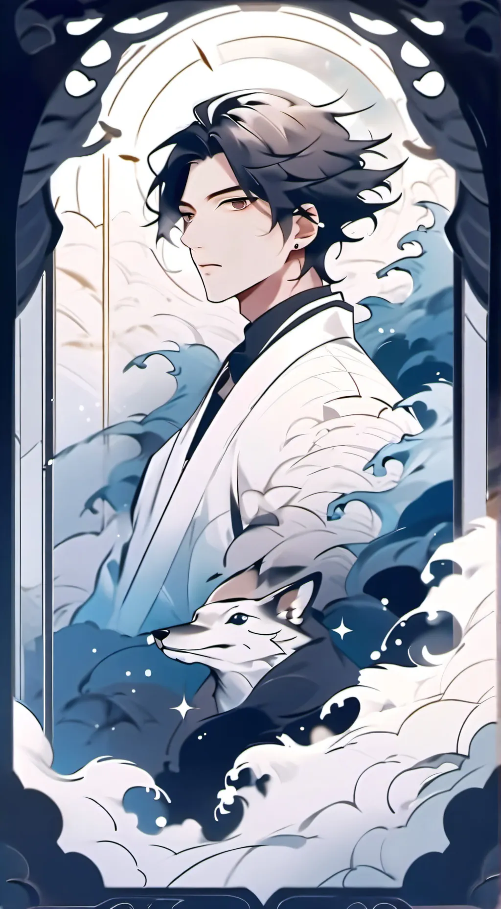 ai character: Daniel 💀 background