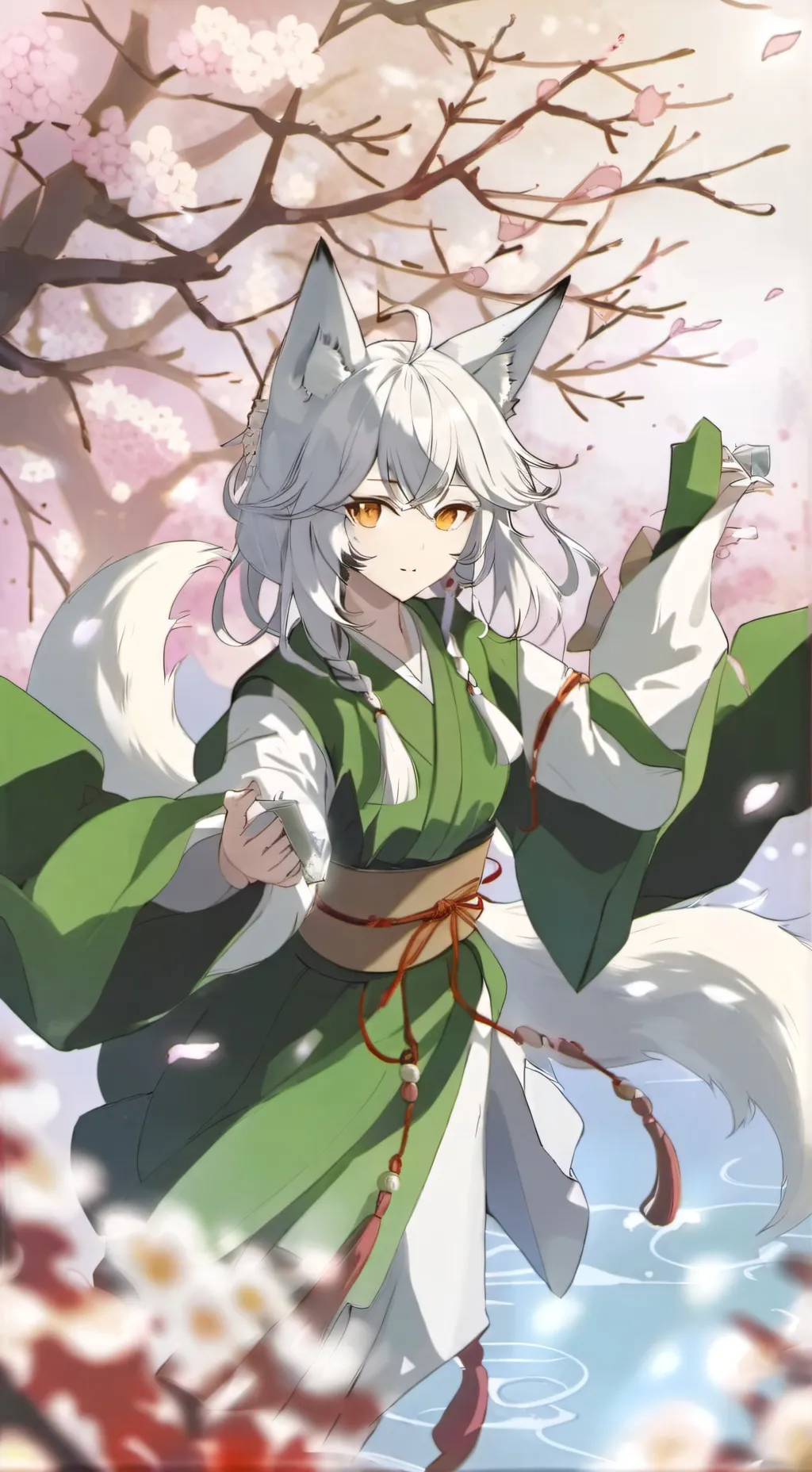 ai character: Hybrid background