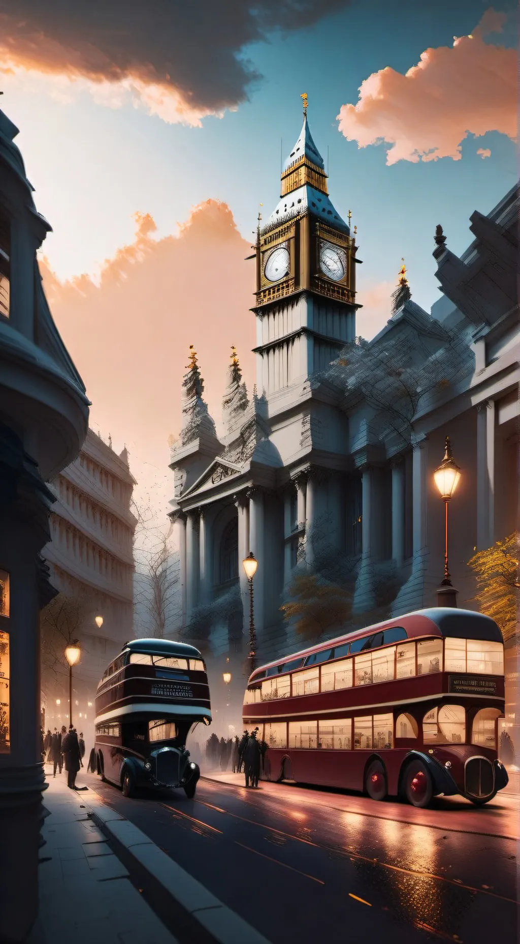 ai character: An England Tale background