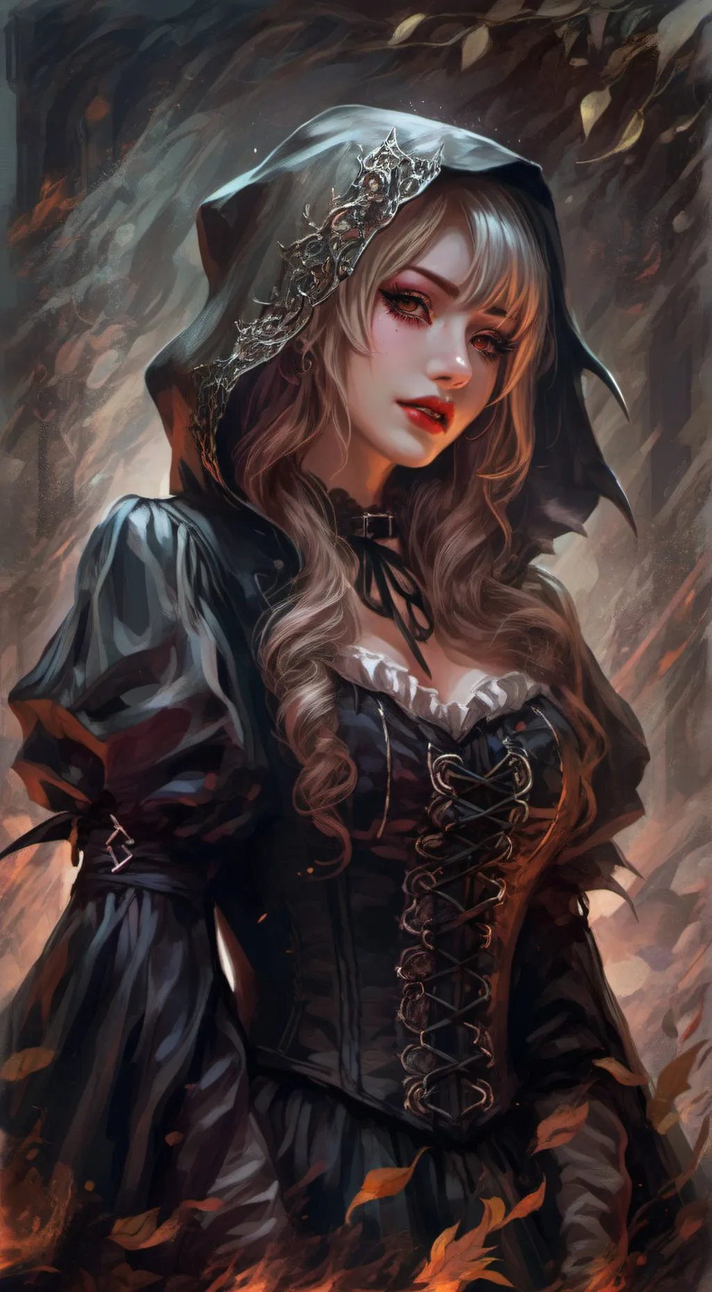 ai character: Gun Harrowband background