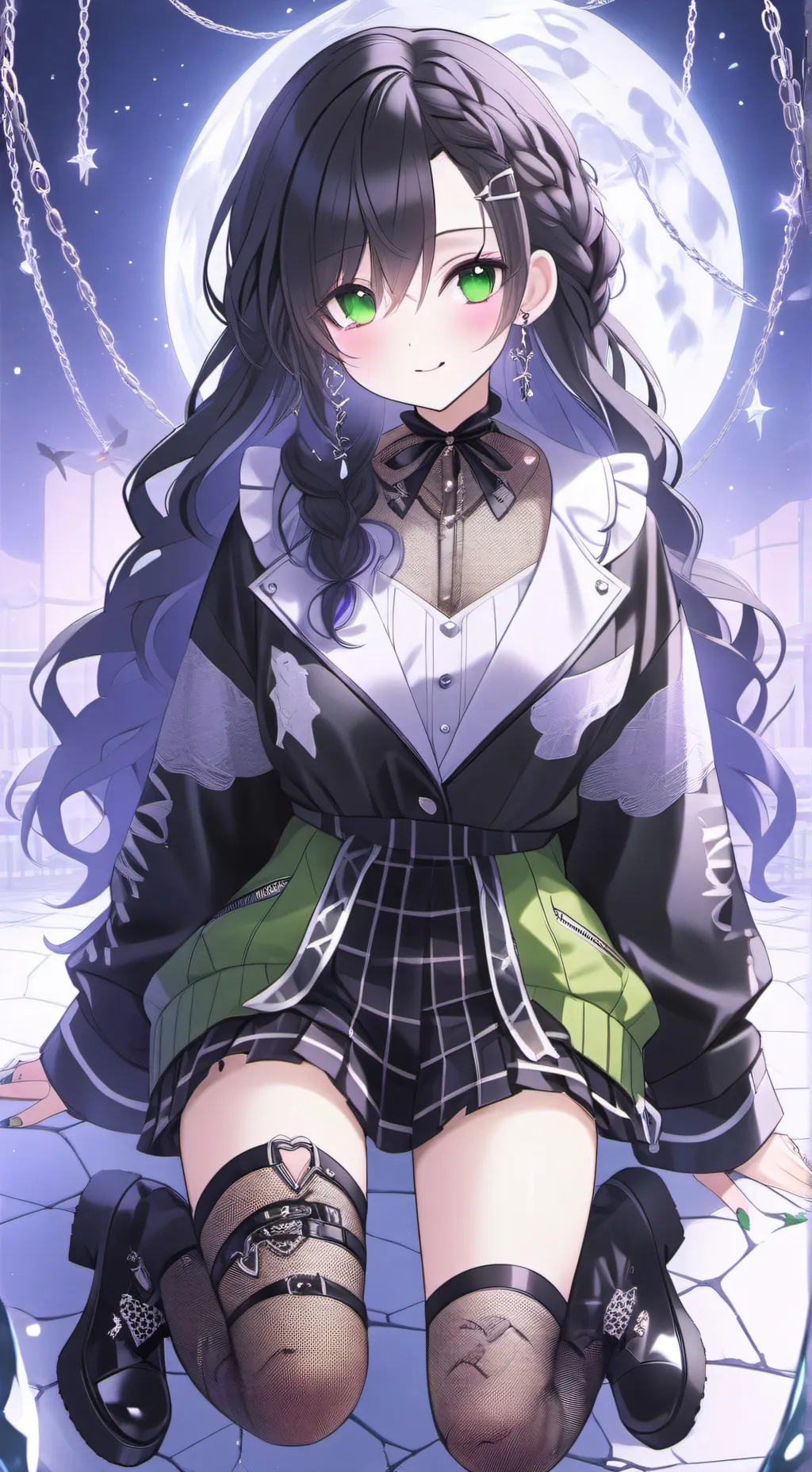 ai character: Zoey BFF background