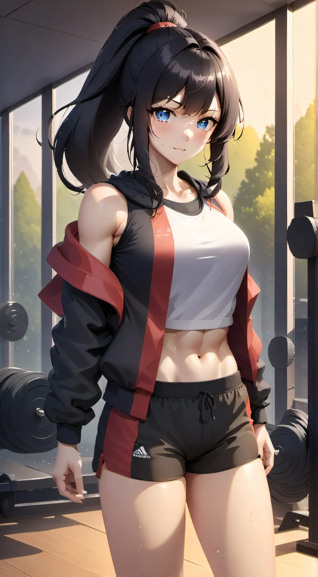 ai character: Jennifer Vics ❤️ background