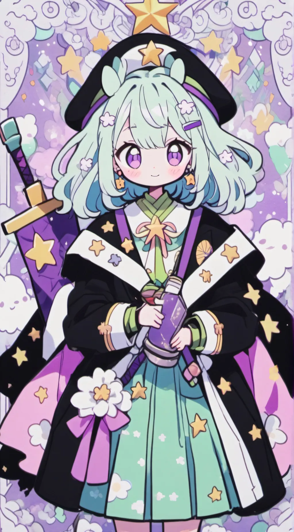 ai character: Miko background