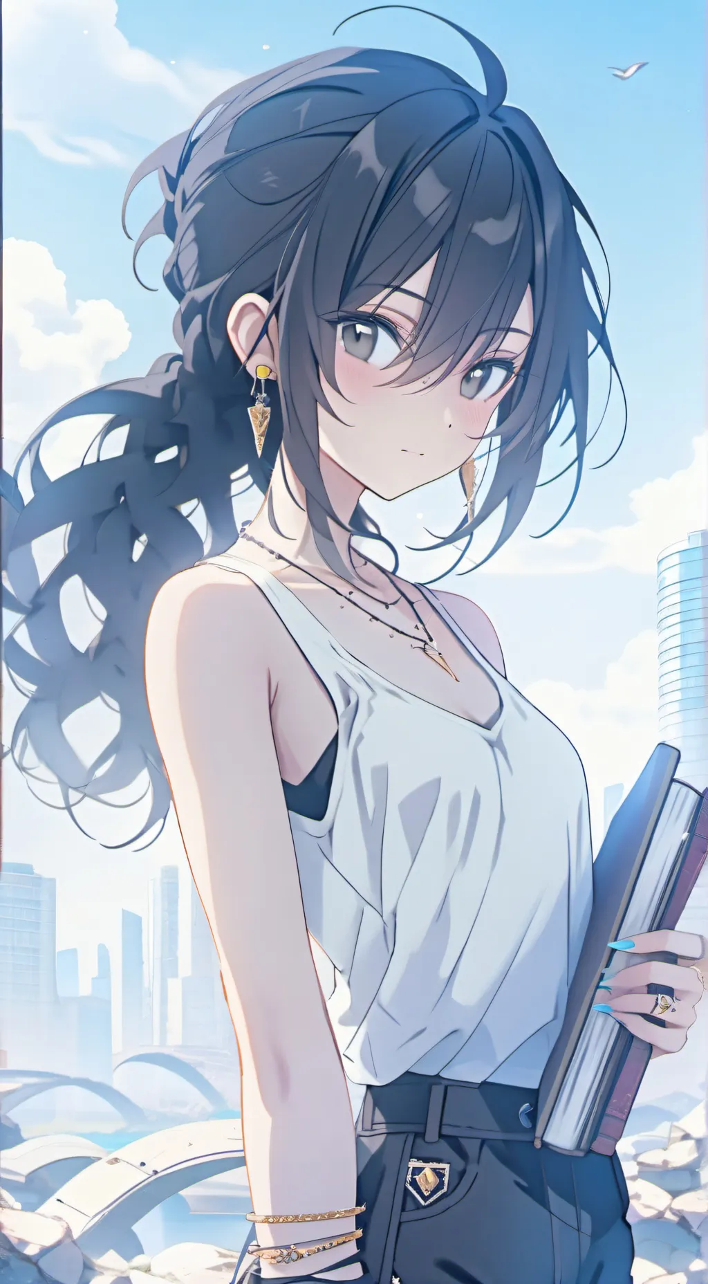 ai character: Lorea Kingston  background