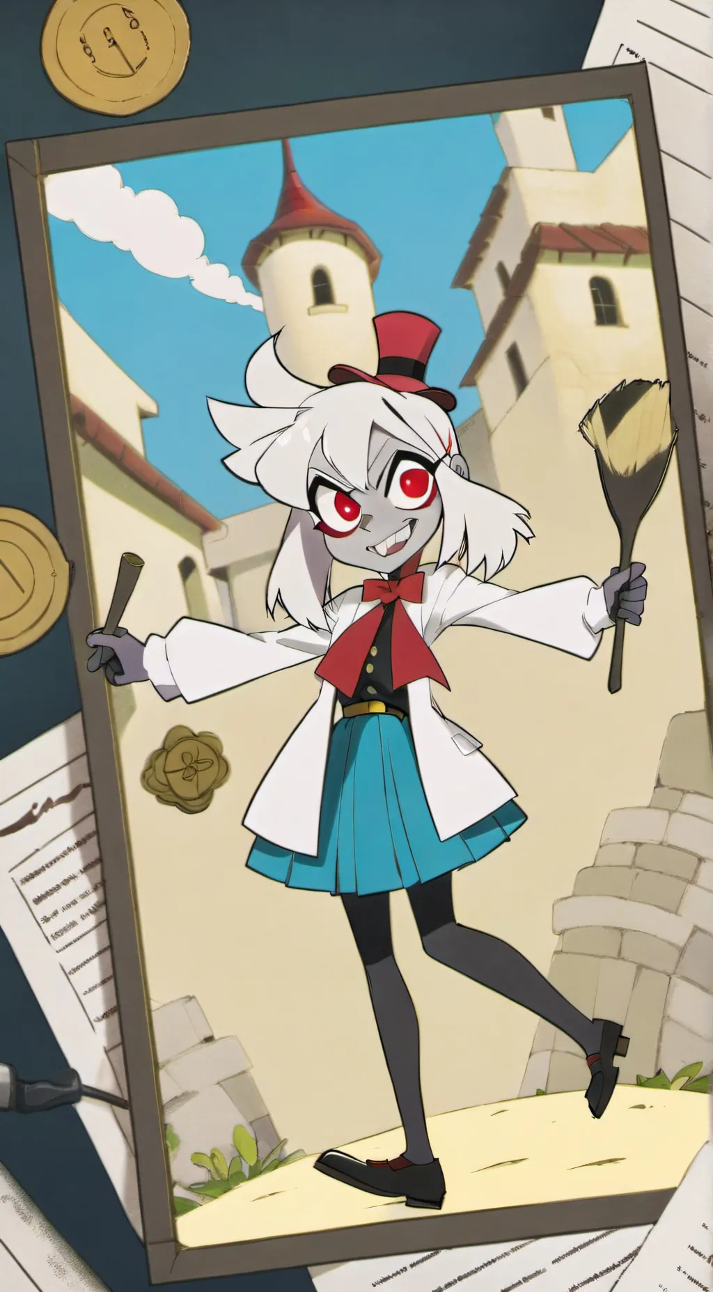 ai character: Blair background