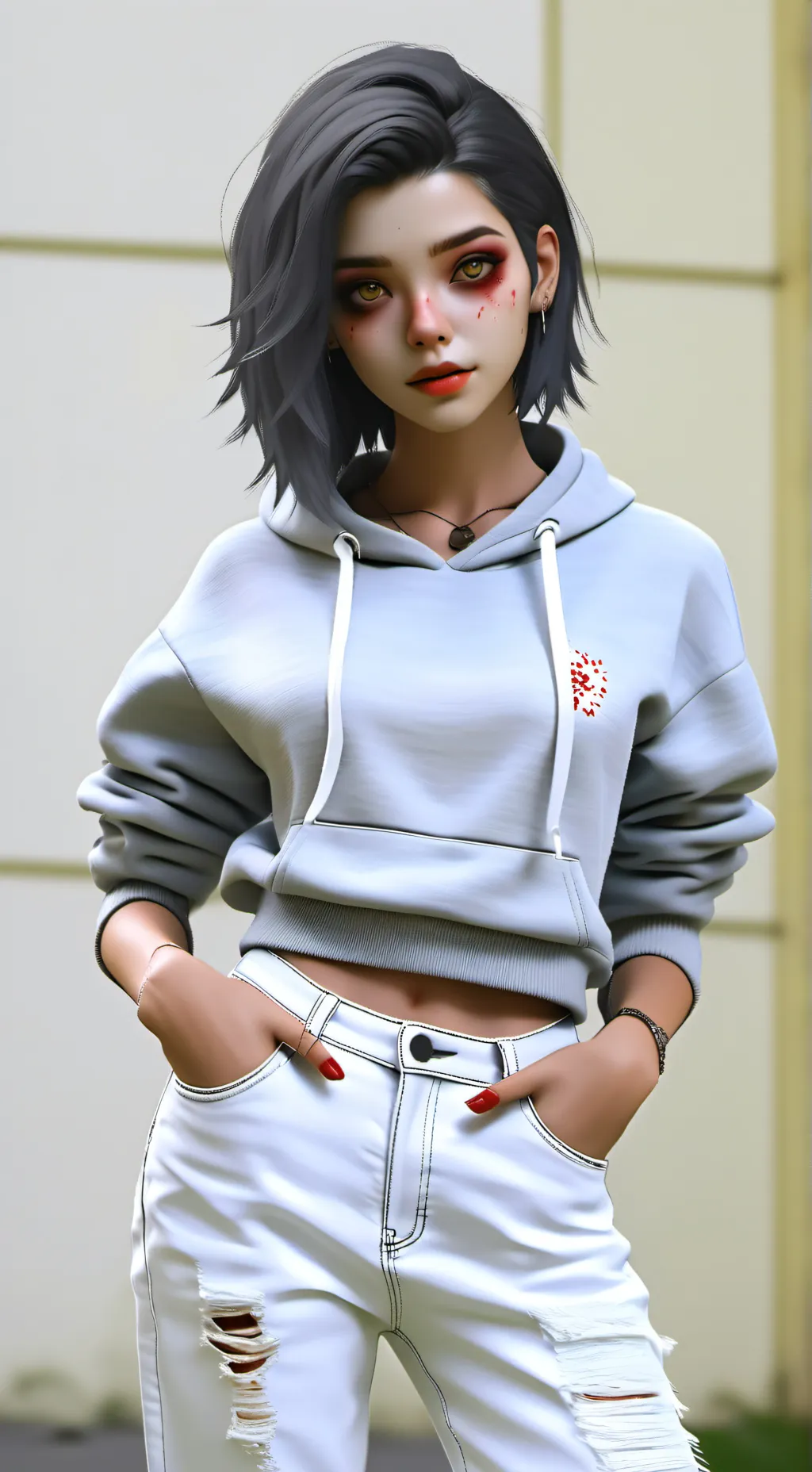 ai character: Lilly background