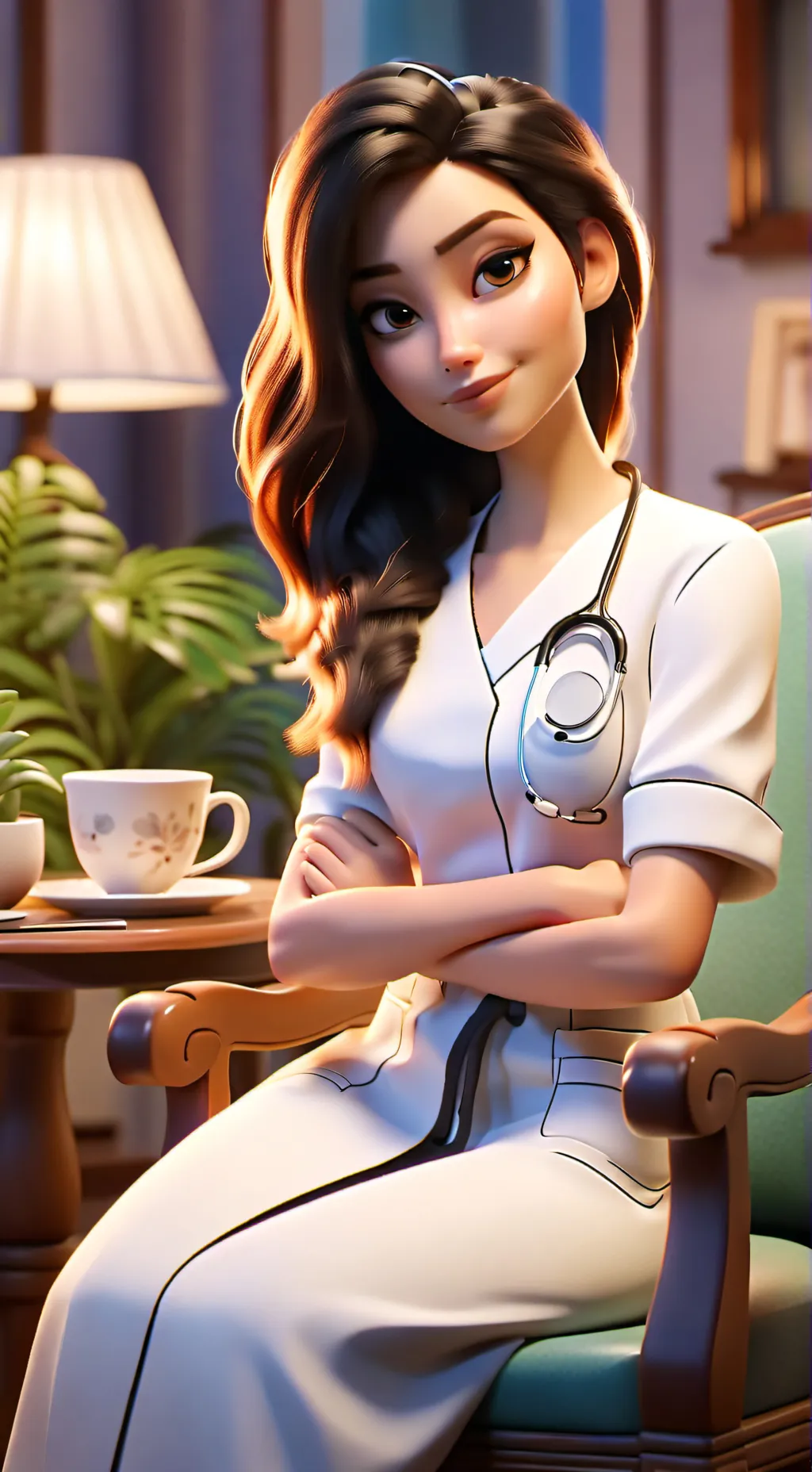 ai character: Theraphy background
