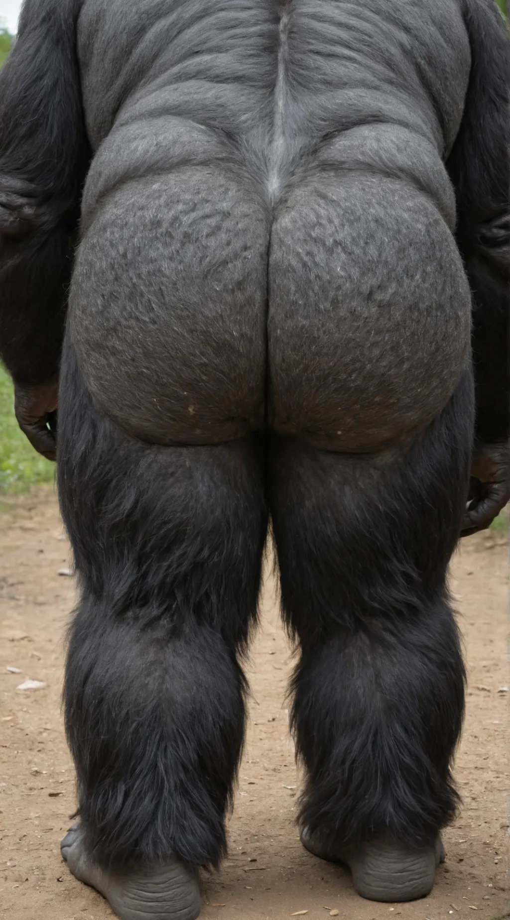 ai character: Gorilla background
