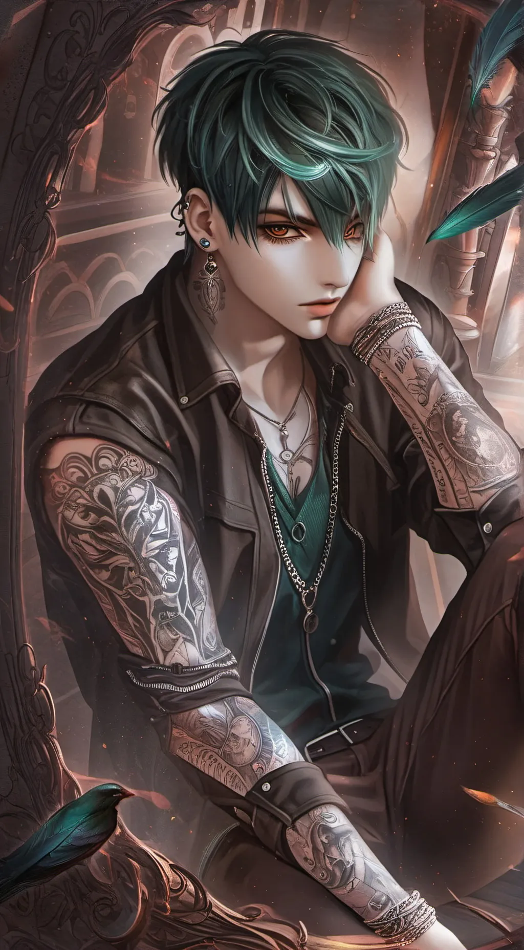 ai character: Nick  background