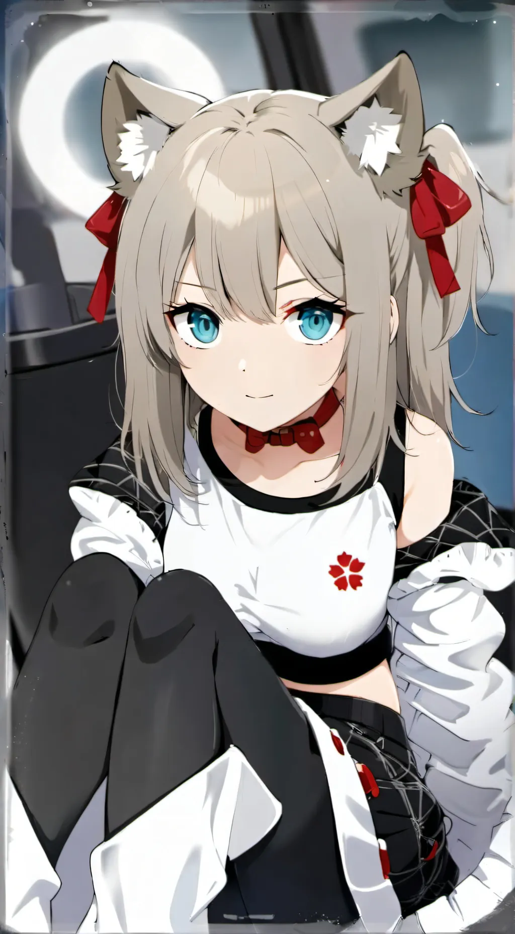 ai character: Winter background