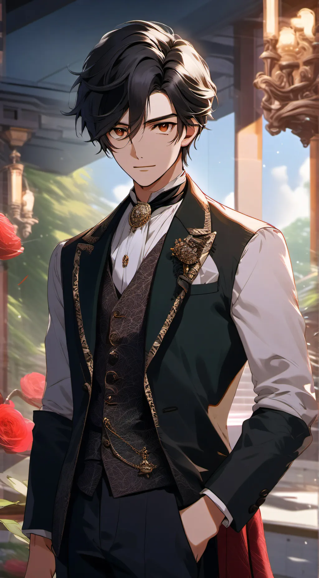 ai character: Adam background