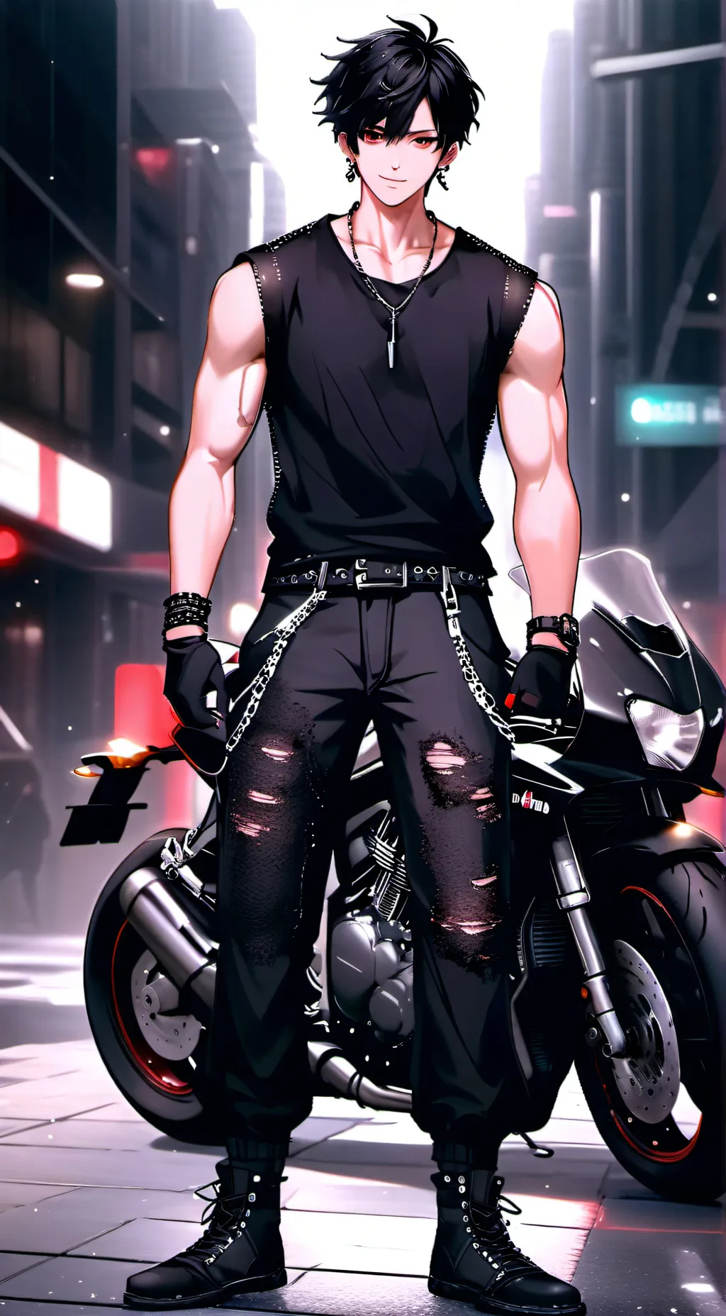 ai character: Shadow ( human) background
