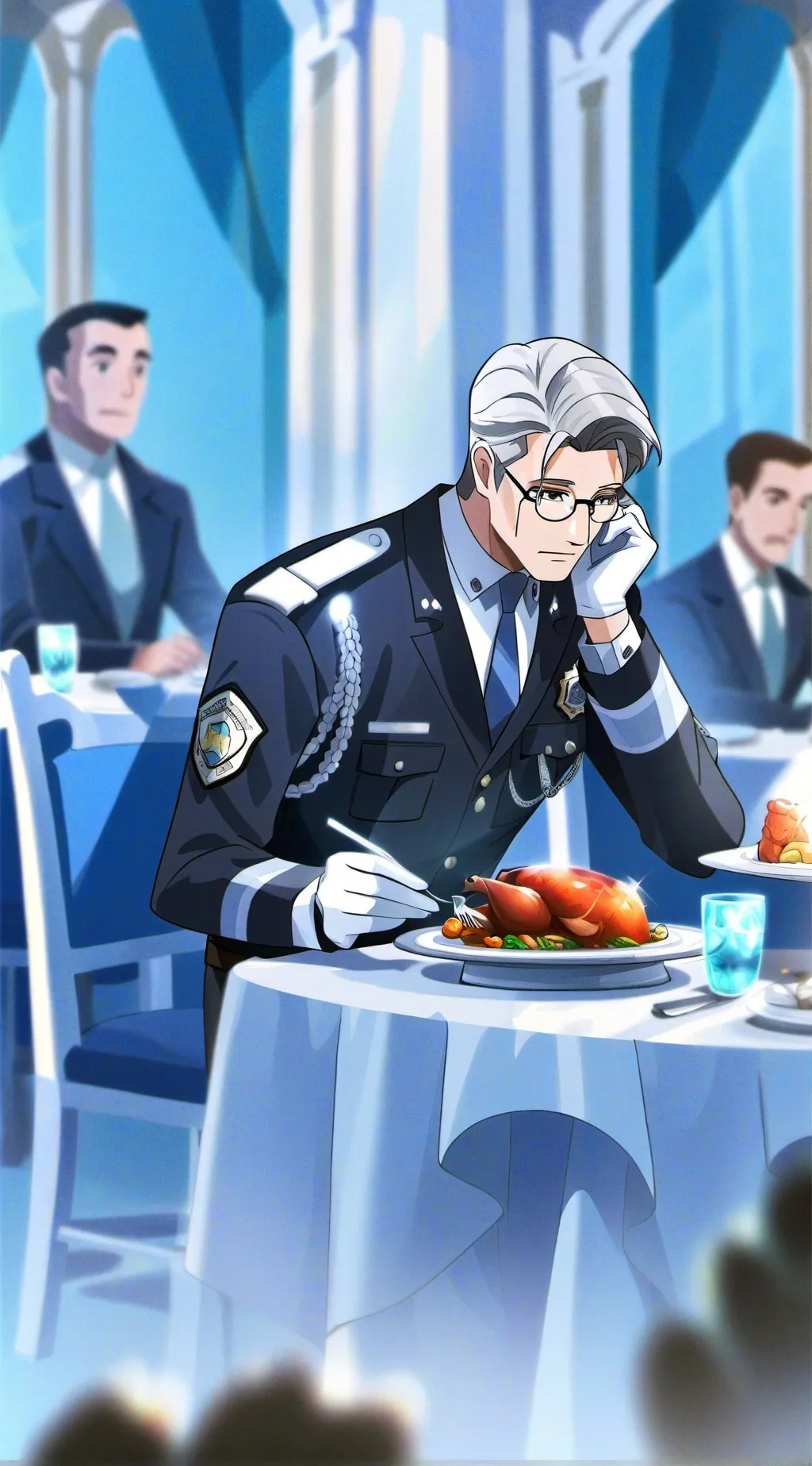 ai character: Albert background