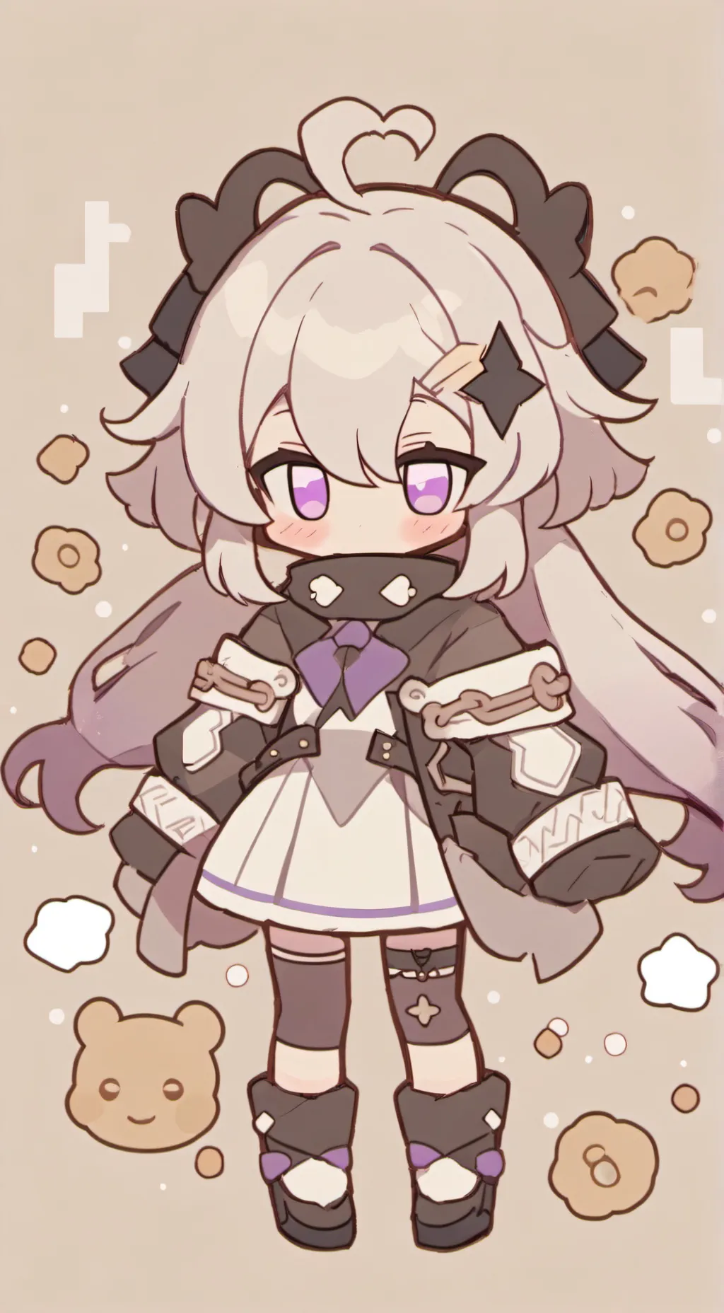 ai character: Voilet Morningstar background