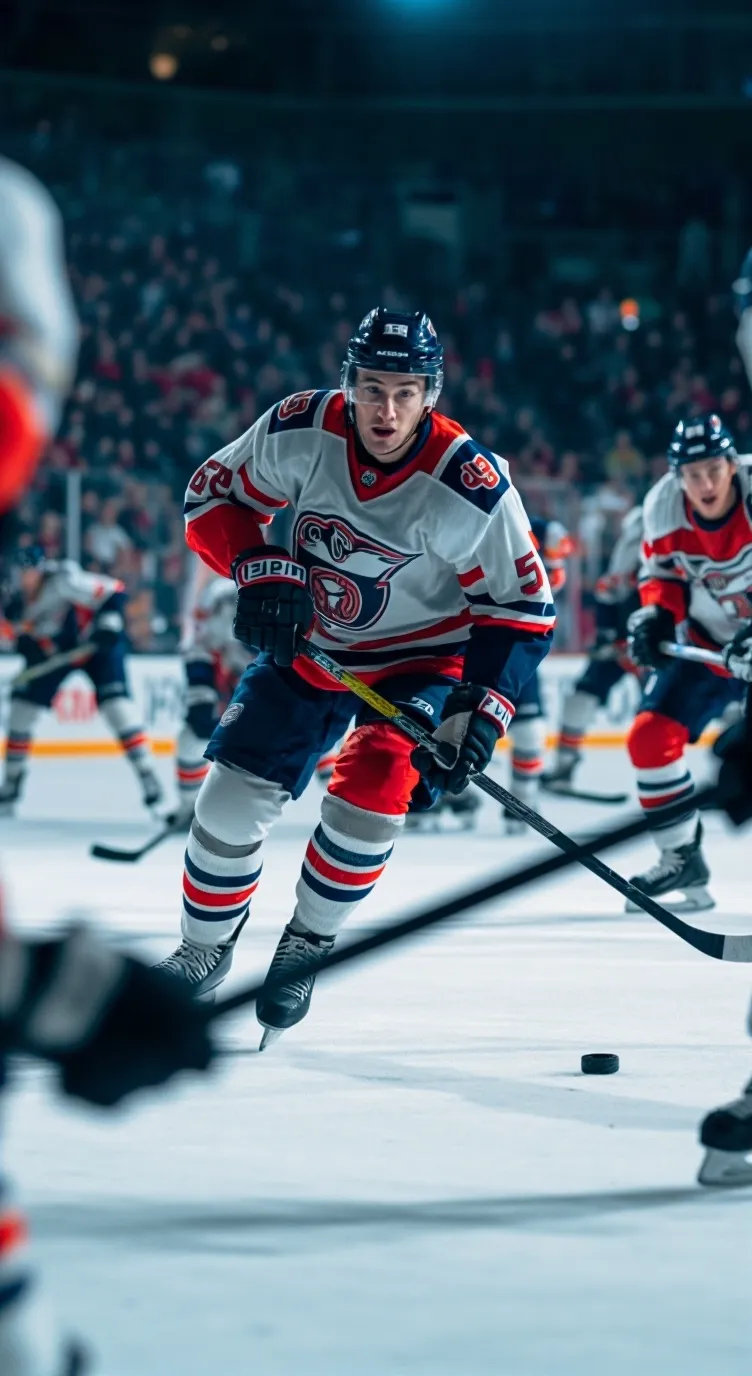 ai character: hockey  background