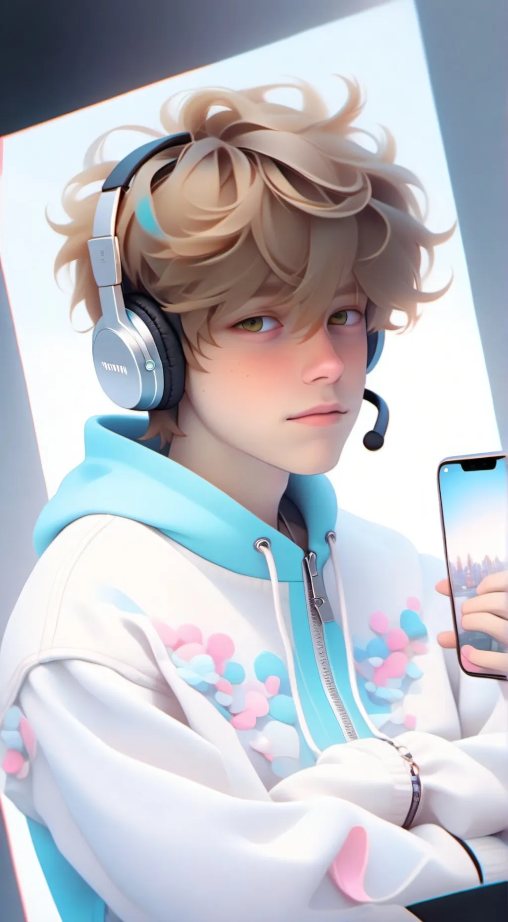 ai character: Саша background