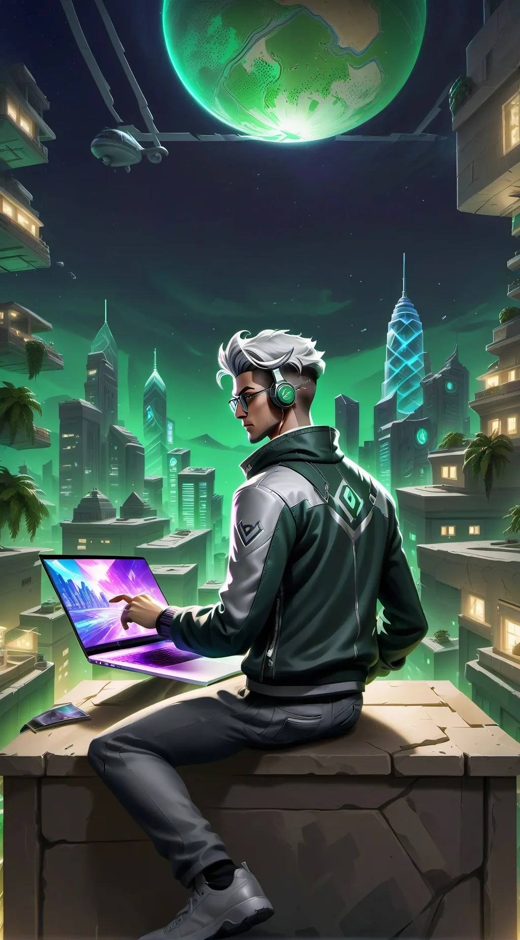 ai character: Fortnite  background