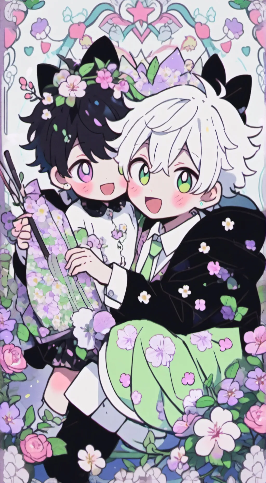 ai character: kiribaku  background