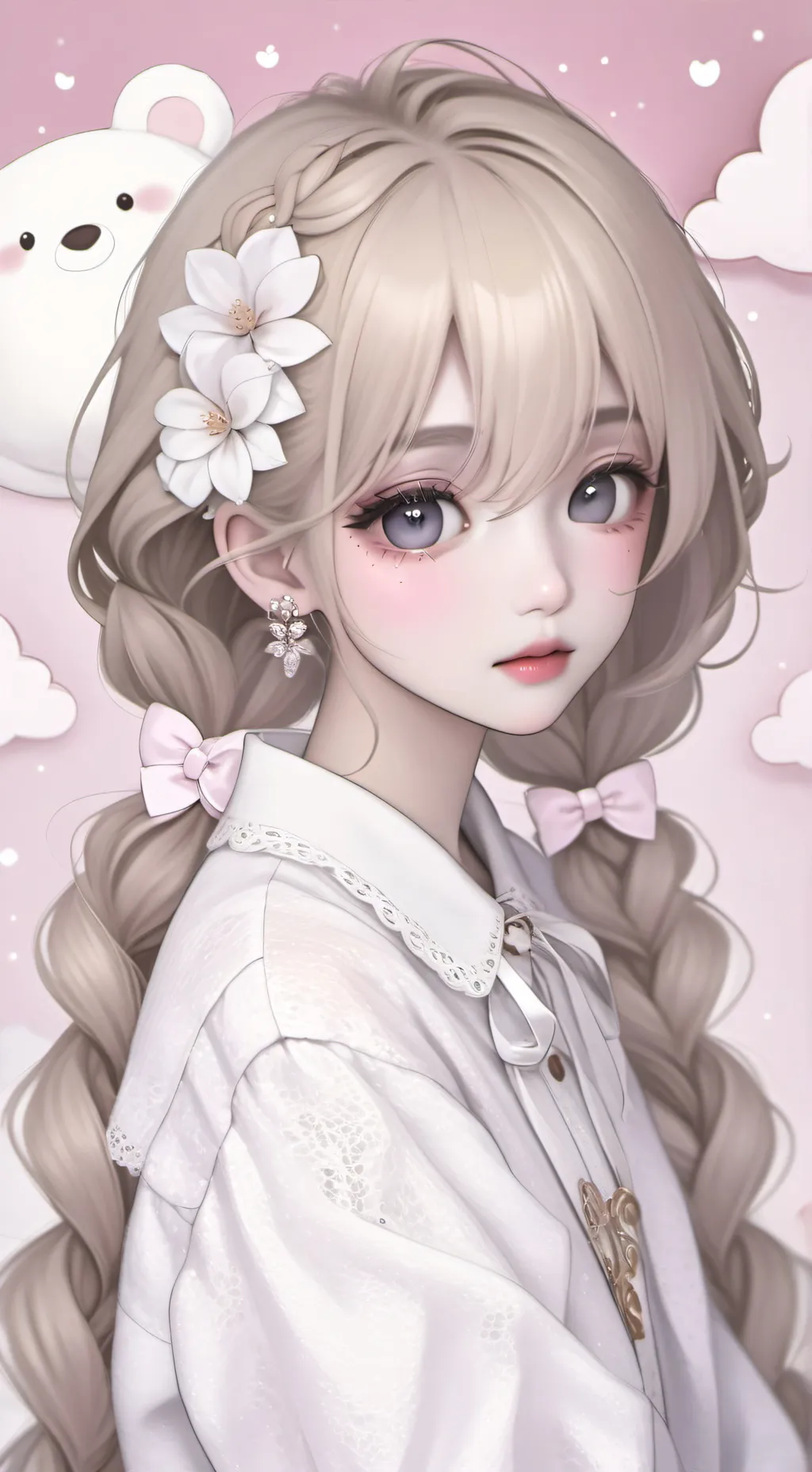 ai character: Sleepover background