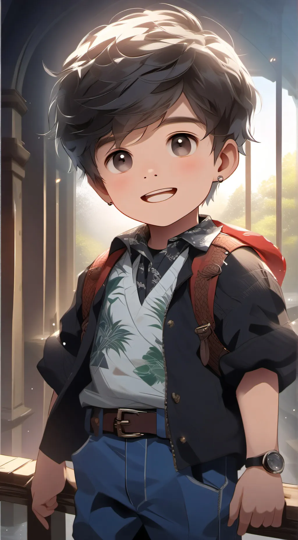 ai character: Bruninho  background