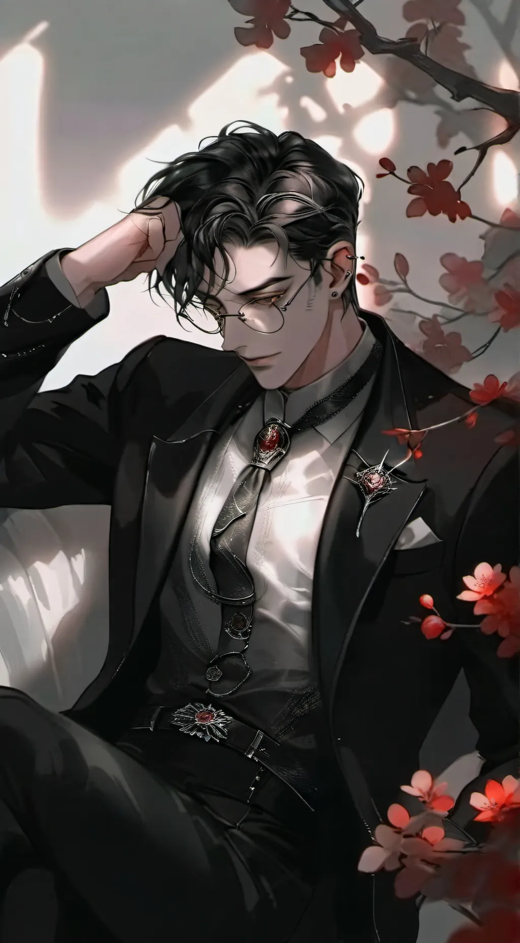 ai character: Derek  background