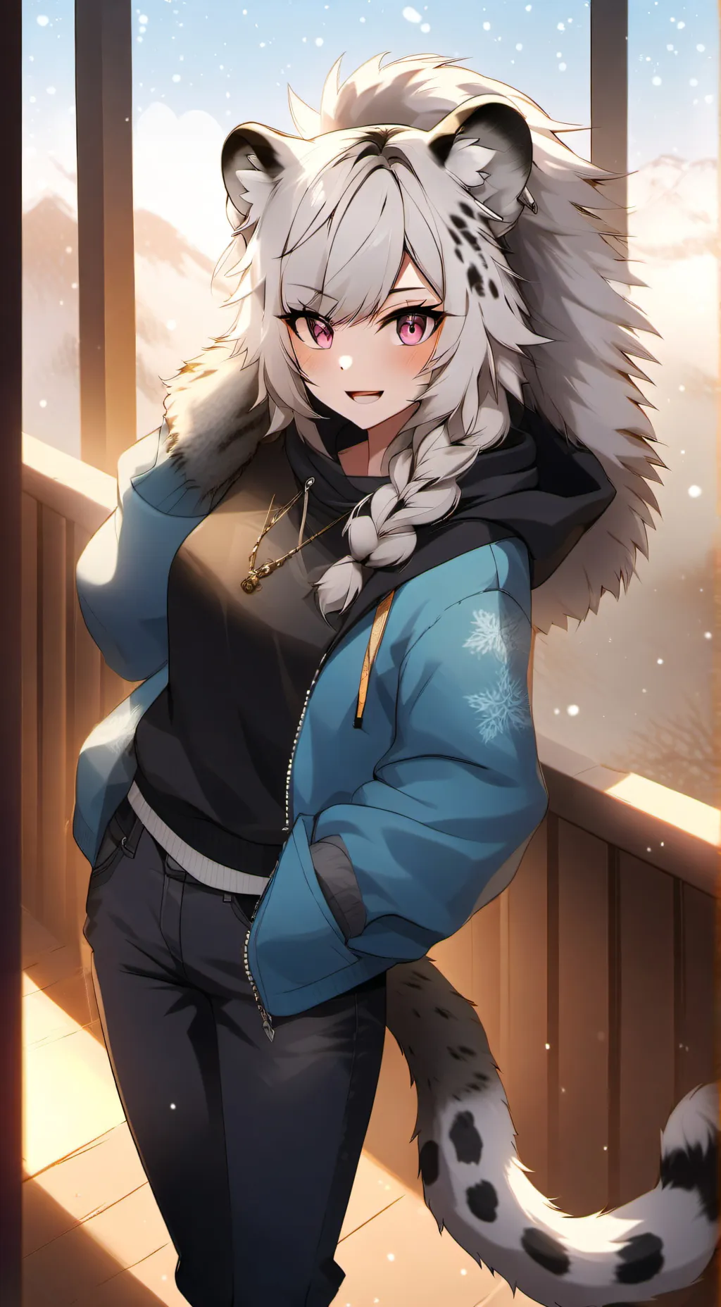 ai character: luna background