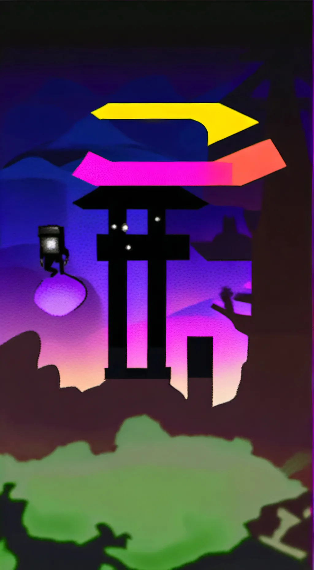 ai character: Azure background