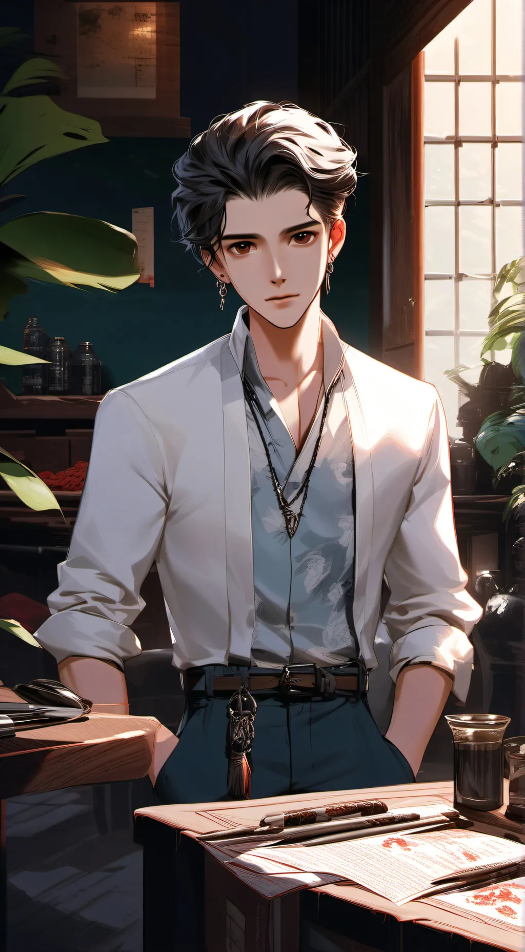 ai character: Elías  background