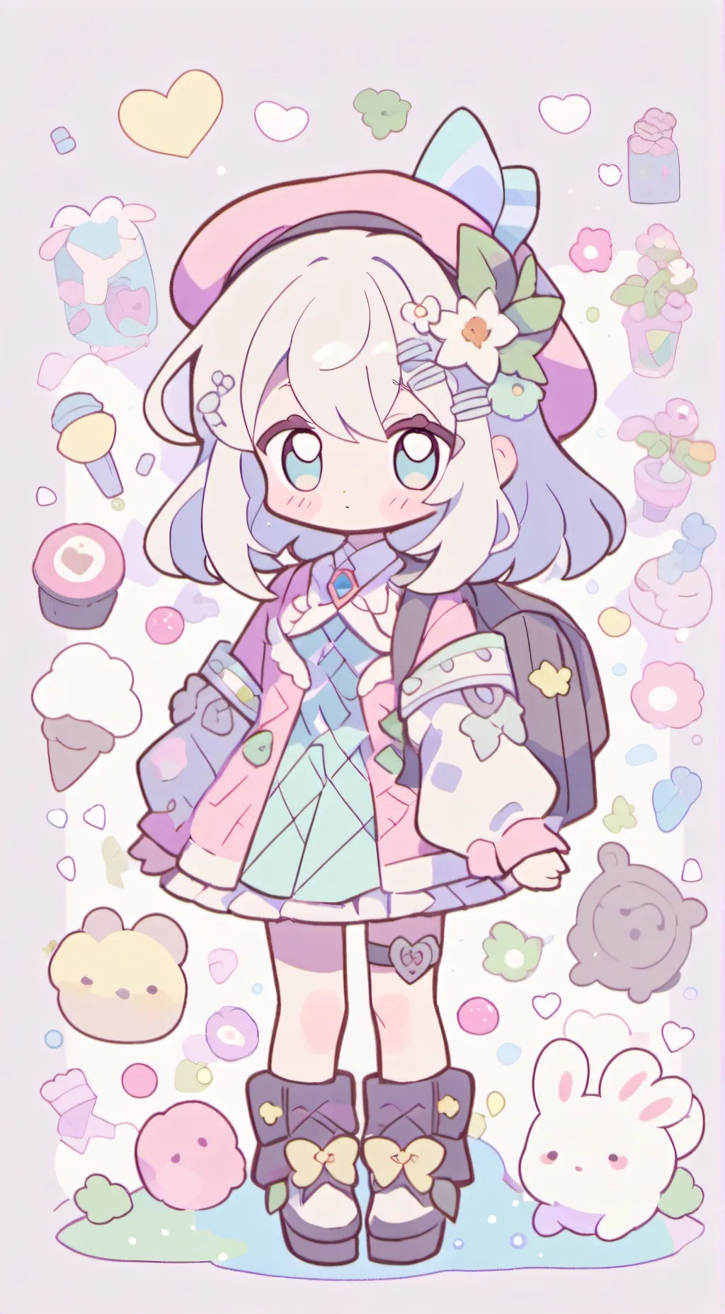 ai character: Tpot two is a cat background